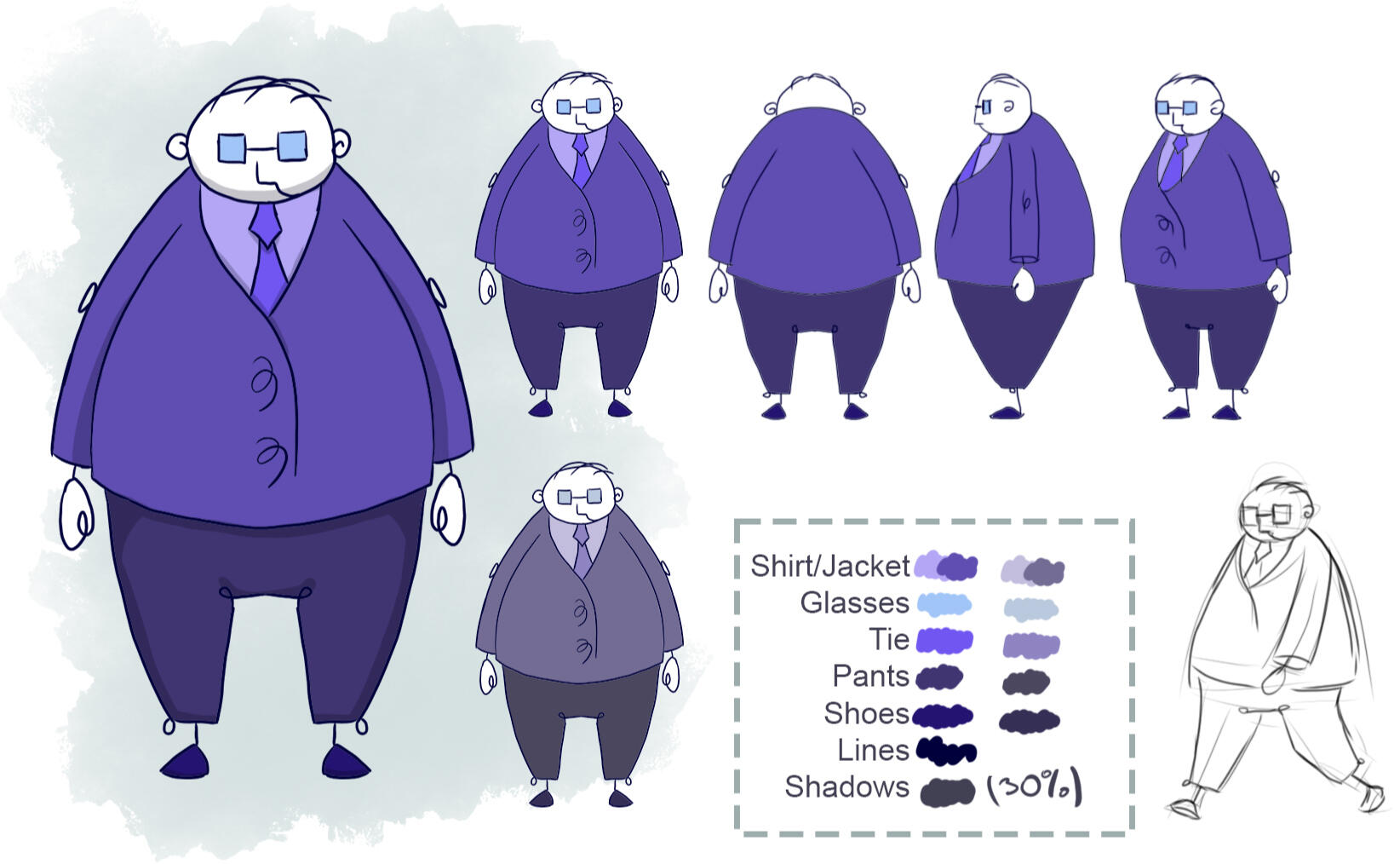 Boss&#39; character sheet