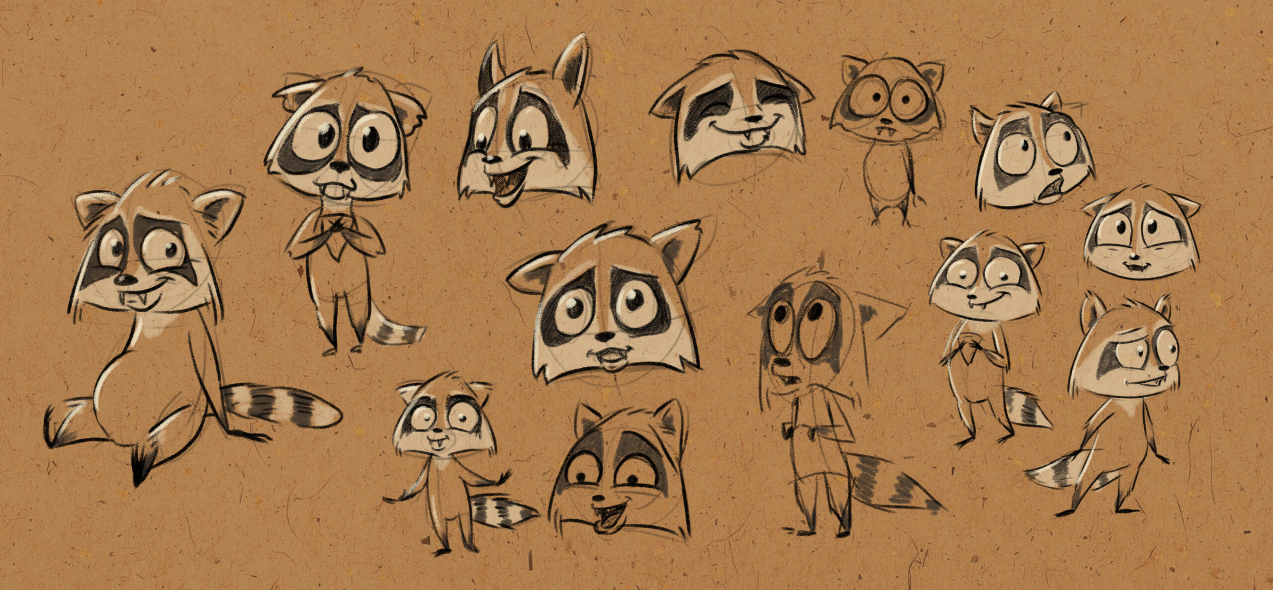 Initial character design research